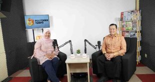 Pj Gubernur Sumsel, Eelen Setiadi saat menjadi narasumber podcast Tempo di Jakarta, Jumat (25/10/2024). Foto: Humas Pemprov Sumsel.