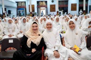 Suasana pengajian di Griya Agung, Palembang, Jumat (25/10/2024). Foto: Humas Pemprov Sumsel.