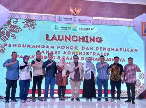 Launching Pengurangan Pokok dan Penghapusan Sanksi Administratif Pajak PBB-P2 & Pajak Daerah Lainnya Tahun 2024 di PIM, Minggu (13/10/2024). Foto: Sumselheadline/Pitria.