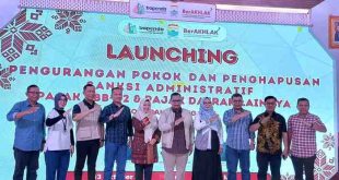 Launching Pengurangan Pokok dan Penghapusan Sanksi Administratif Pajak PBB-P2 & Pajak Daerah Lainnya Tahun 2024 di PIM, Minggu (13/10/2024). Foto: Sumselheadline/Pitria.