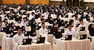 Suasana tes CPNS Kemenag Sumsel, Senin (21/10/2024). Foto: Sumselheadline/Pitria.