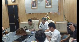 Kepala BBPJN Sumsel Hardy saat audiensi dengan Pj Walikota Palembang, Senin (7/10/2024). Foto: Sumselheadline/Ela.