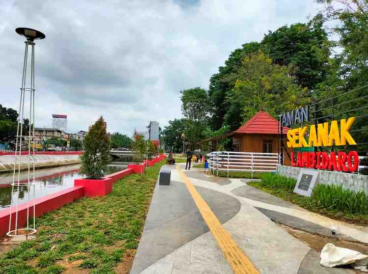 Kawasan Sekanak Lambidaro, salah satu kawasan ruang terbuka hijau Kota Palembang. Foto: Sumselheadline/Pitria.