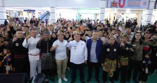 Pj Walikota Palembang, A Damenta membuka festival pencak silat di Palembang Indah Mal, Jumat (4/10/2024). Foto: Kominfo Palembang.