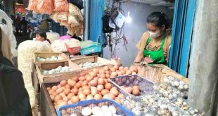 Penurunan harga kebutuhan di pasar, diduga sebagai salah satu sebab deflasi di Sumsel. Foto: Dok Sumselheadline.