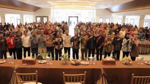 Kegiatan Bimbingan Teknis Peningkatan Kualitas Pelayanan Publik Bidang Pendidikan Melalui Forum Komunikasi Masyarakat Berdasarkan Peraturan Menteri Pendayagunaan Aparatur Negara Dan Reformasi Birokrasi Nomor 16 Tahun 2017, Kamis (14/11/2024) di Gedung Kebon Gede, Palembang. Foto: Kominfo Palembang.