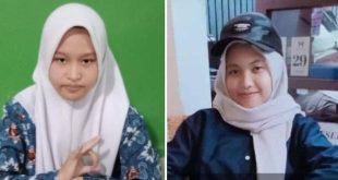 Masayu (13) dan Nisa Asyfah Mumtasa, dua pelajar yang belum pulang. Foto: IST
