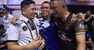 Kombes Pol Achmad Gusti Hartono Official bersama Team Bola Voli Lavani Navy 2024. Foto: Dok Pribadi.