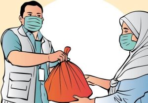 Ilustrasi pembagian sembako jelang Pilkada. Foto: dok batam.co.id