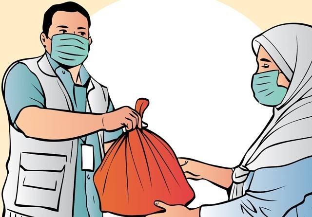 Ilustrasi pembagian sembako jelang Pilkada. Foto: dok batam.co.id
