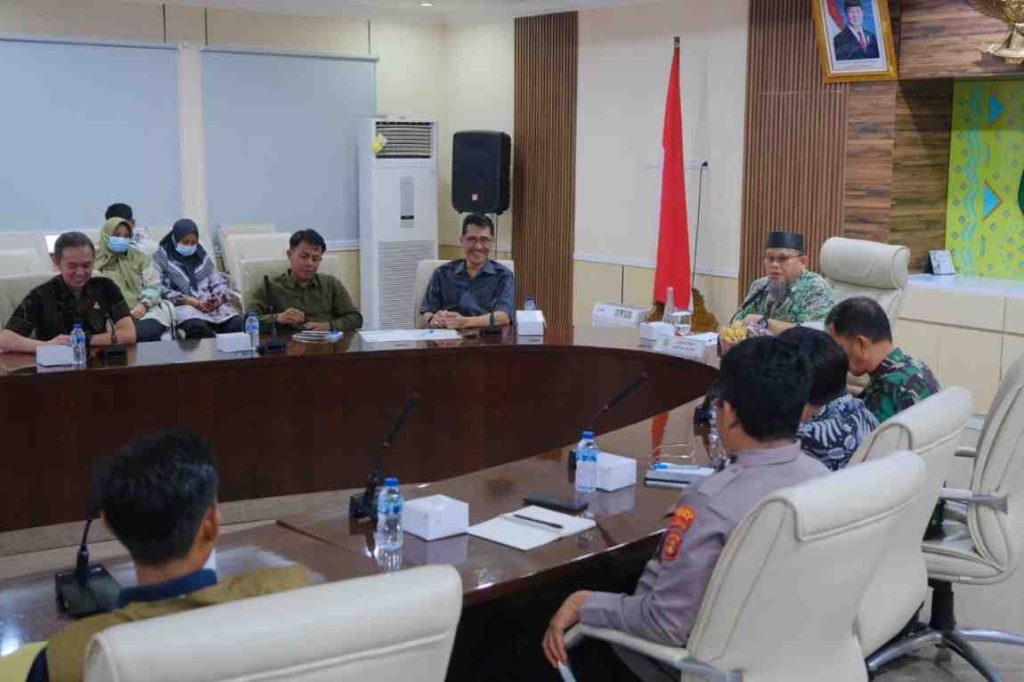 Pemerintah Kabupaten Musi Banyuasin (Muba) melalui Badan Penanggulangan Bencana Daerah (BPBD) Kabupaten Muba, menggelar Seminar Desa Tangguh Bencana (Destana). Acara berlangsung di Ruang Rapat Serasan Sekate, Jum'at (29/11/2024). Foto: Kominfo Muba.