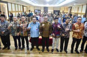 Sekda Sumsel  Edward Candra Hadiri Rapat Substansi Raperda RTRW Kota Lubuk Linggau. Foto: Humas Pemprov Sumsel.
