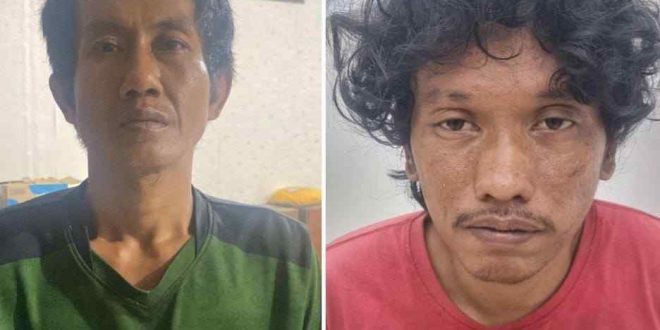Dua pelaku bekal sadis ditangkap. Foto: Dok Polisi.