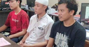 Para tersangka pembunuhan pegawai koperasi di Maskarebet Palembang. Foto: Dok SUmselheadline.