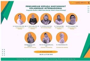 Pengabdian masyarakat.