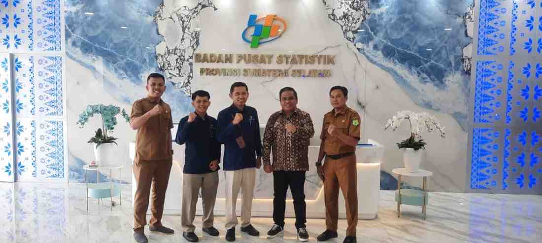 Moh Wahyu Yulianto, Kepala BPS Provinsi Sumatera Selatan menjadikan Muba sebagai percontohan satu data desa. Foto: Kominfo Muba.
