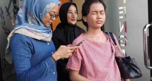 Kondisi korban yang kini buta, akibat kasus malapraktek oknum bidan di Palembang. Foto: IST