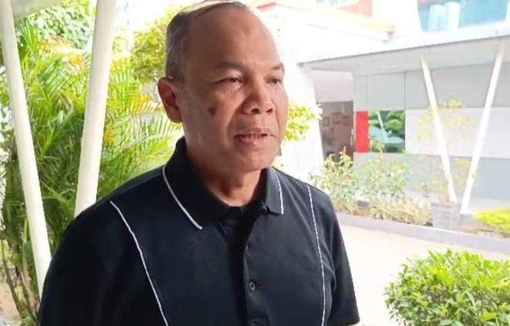 Wahyu, ayah dokter muda Lutfi yang menjadi korban penganiyaan. Foto: Sumselheadline/Ela.