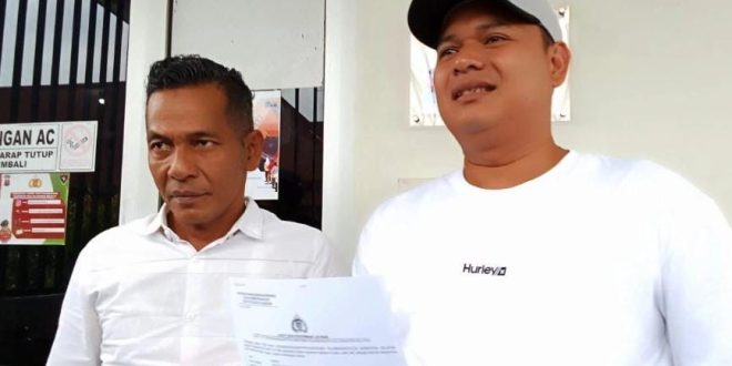 Irawan la;or polisi karena disebut bandar sabu. Foto: IST