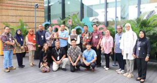 Kepala Dinas Pendidikan Kota Palembang, Adrianus Amri bersama tim melakukan studi tiru ke Kantor Google yang terletak Pacifik Century Place Tower Level 45, Jakarta Selatan, Jumat (13/12/2024). Foto: Kominfo Palembang.