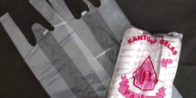 ILustrasi kantong plastik. Foto: IST