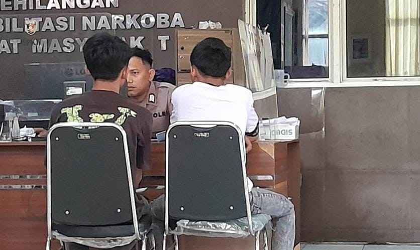 By, seorang remaja di Palembang, melapor ke Polrestabes karena diperas dan disekap sekelompok orang, Rabu (11/12/2024). Foto: Sumselheadline/Ela.