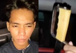 Pedo, pelaku penusukan di diskotek Darma Agung, Palembang. Foto: Dok Polisi.
