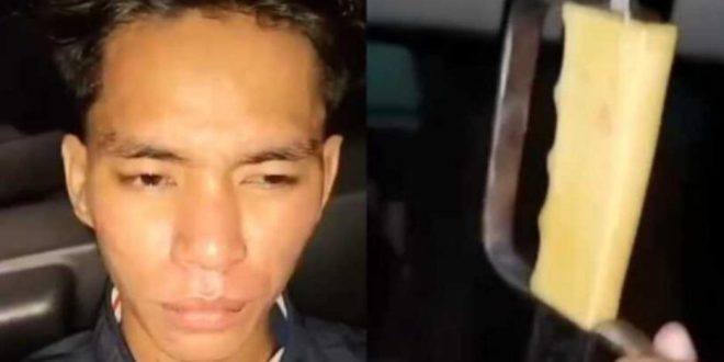 Pedo, pelaku penusukan di diskotek Darma Agung, Palembang. Foto: Dok Polisi.