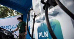 Ilustrasi pengisian daya untuk kendaraan listrik di Sumsel. Foto: Dok PLN