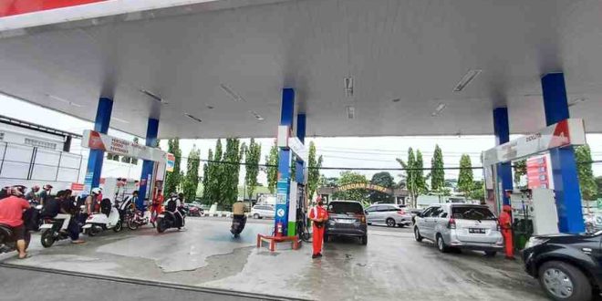 Ilustrasi SPBU Pertamina, Golf Palembang. Foto: IST
