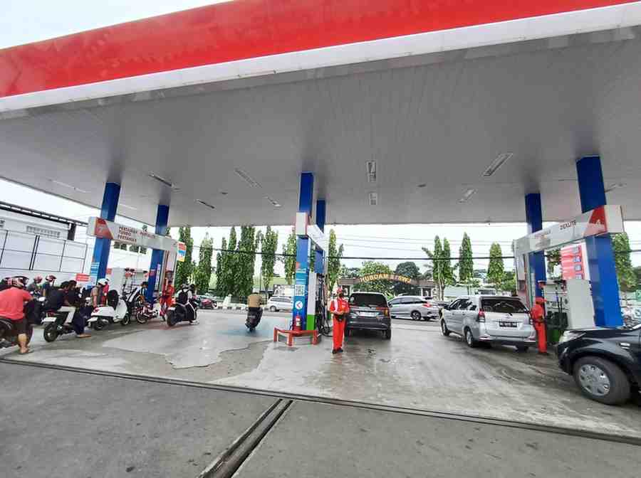 Ilustrasi SPBU Pertamina, Golf Palembang. Foto: IST