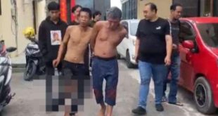 Dua pelaku perampok warnet di Jakabaring Palembang, Dino dan Rudi ditangkap polisi, Minggu (22/12/2024). Foto: Sumselheadline/Ela.