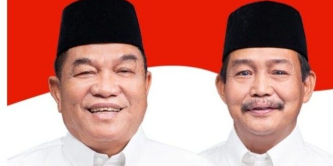 Pasangan Cabup-Cawabup Muba peraih suara terbanyak, Toha-Rohman. Foto: Dok KPU Muba.