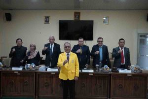 Apriyadi, usai ujian akhir disertasi (tertutup) pada Program Studi Doktor Administrasi Publik FISIP Universitas Sriwijaya (Unsri), Kamis (23/1/2024) di Kampus Doktoral FISIP Unsri Bukit Palembang, Selasa (23/1/2025). Foto: Kominfo Muba.