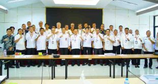 Pj Bupati Musi Banyuasin H Sandi Fahlepi mengikuti Penilaian Evaluasi Kinerja Penjabat Kepala Daerah Triwulan III Bulan Desember Tahun 2024 dan Januari Tahun 2025, di Kantor Inspektorat Jenderal Kementerian Dalam Negeri Republik Indonesia, Jakarta Pusat, Rabu (22/1/2025). Foto: Kominfo Muba.