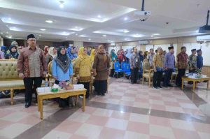 Sejumlah guru PAI di Muba mengikuti workshop Implementasi Kurikulum Merdeka, Kamis (9/1/2025). Foto: Kominfo Muba.