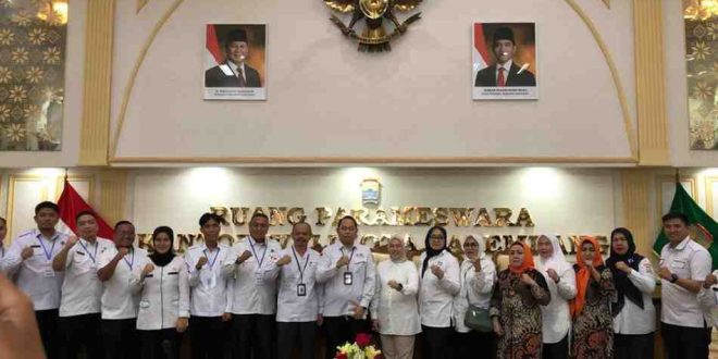 Musyawarah Palang Merah Indonesia (PMI) Kota Palembang memilih Dewi Sastrani Ratu Dewa Ketua PMI Palembang, Rabu (15/1/2025). Foto: Kominfo Palembang.