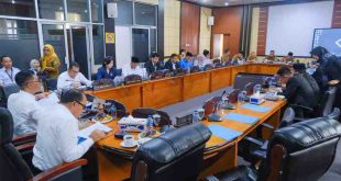 Badan Musyawarah (Banmus) DPRD Kabupaten Musi Banyuasin menggelar rapat membahas jadwal Rapat Paripurna Pidato Bupati Muba masa Jabatan 2025-2030, Senin (3/2/2025). Foto: Kominfo Muba.