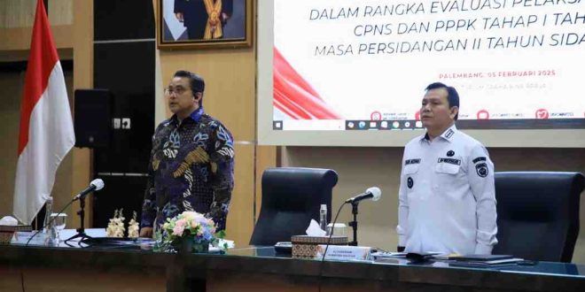 Anggota Komisi II DPR RI, Dede Yusuf dan Pj Gubernur Suimsel, Eelen Setiadi. Foto: Humas Pemprov Sumsel.