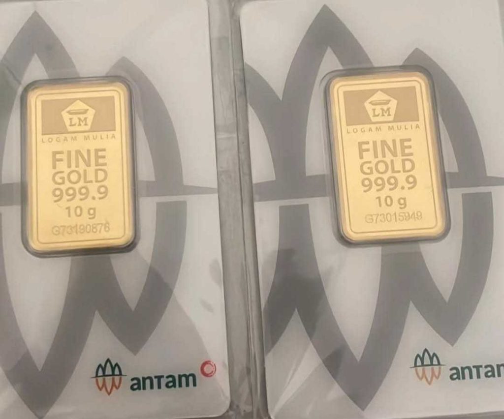 Emas antam. Foto: Dok PT Antam.