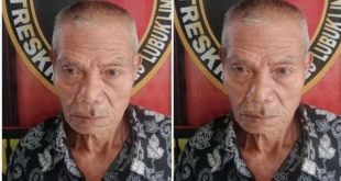 Kakek, SS ditangkap polisi karena perbuatan cabul. Foto: Dok Polres Lubuk Linggau.