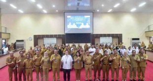 Sekretaris Daerah Provinsi Sumatera Selatan Drs H Edward Candra, MM dan jajaran saat pembukaan rapat teknis/forum OPD Dinas Pekerjaan Umum Bina Marga dan Tata Ruang (PU BMTR) Provinsi Sumsel, Selasa (25/2/2025). Foto: Humas Pemprov Sumsel.