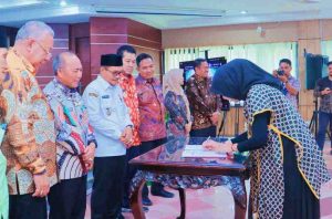 Pemerintah Kabupaten Musi Banyuasin (Muba) menggelar Forum Konsultasi Publik Rancangan Awal RPJMD Kabupaten Musi Banyuasin Tahun 2025 - 2029 di Auditorium Pemkab Muba, Kamis (20/3/2025). Foto: Kominfo Muba.