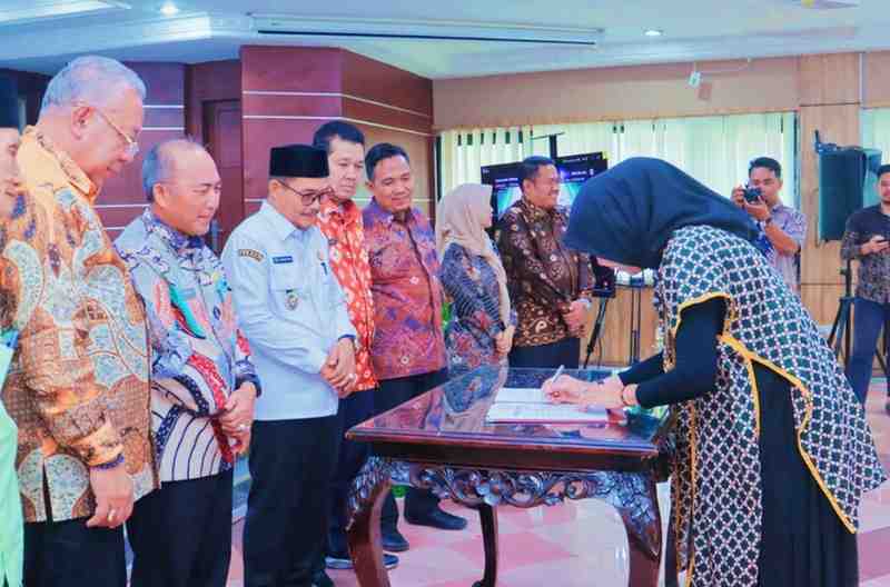 Pemerintah Kabupaten Musi Banyuasin (Muba) menggelar Forum Konsultasi Publik Rancangan Awal RPJMD Kabupaten Musi Banyuasin Tahun 2025 - 2029 di Auditorium Pemkab Muba, Kamis (20/3/2025). Foto: Kominfo Muba.