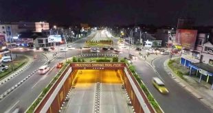 Kawasan simpang Patal palembang, yang akan diberlakukan ganji genap pasca Idul Fitri 2025. Foto: IST