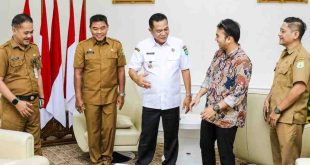 Gerry Utama, saat bertemu Bupati Muba, HM Toha, Rabu (12/3/2025). Foto: Kominfo Muba.