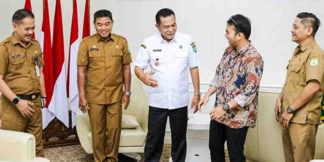 Gerry Utama, saat bertemu Bupati Muba, HM Toha, Rabu (12/3/2025). Foto: Kominfo Muba.