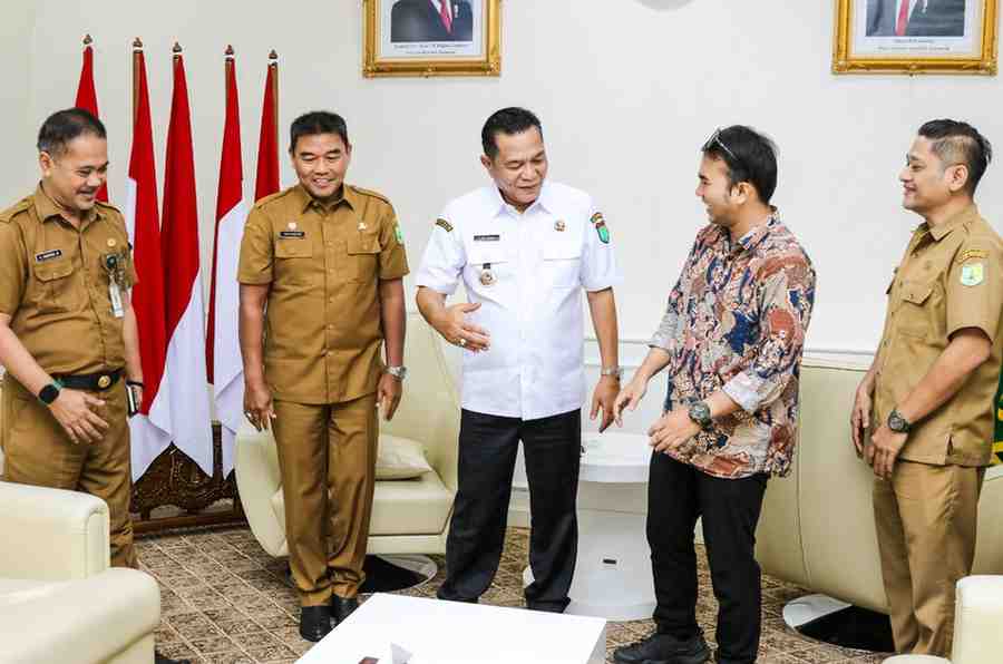 Gerry Utama, saat bertemu Bupati Muba, HM Toha, Rabu (12/3/2025). Foto: Kominfo Muba.