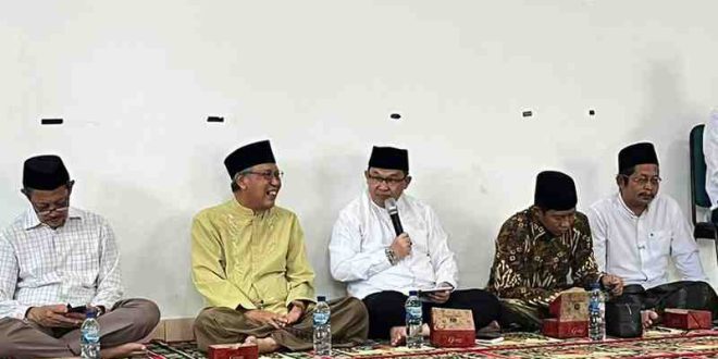 Para pengurus PWNU Sumsel periode 2025-2030. Foto: Dok PWNU Sumsel.