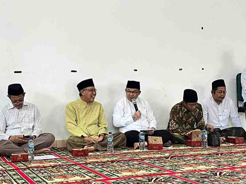 Para pengurus PWNU Sumsel periode 2025-2030. Foto: Dok PWNU Sumsel.